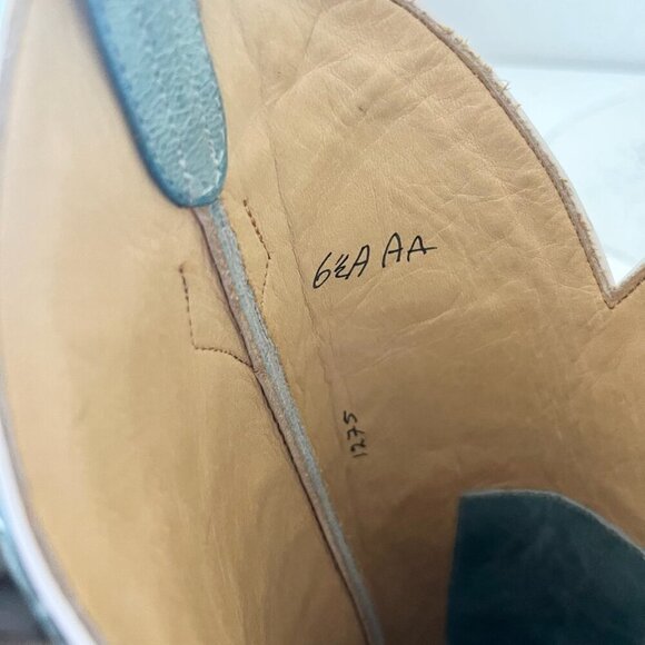Rod Patrick Womens Cowboy Boots 6.5AA Brown Turquoise Top Western Cowgirl Tall - Picture 9 of 12